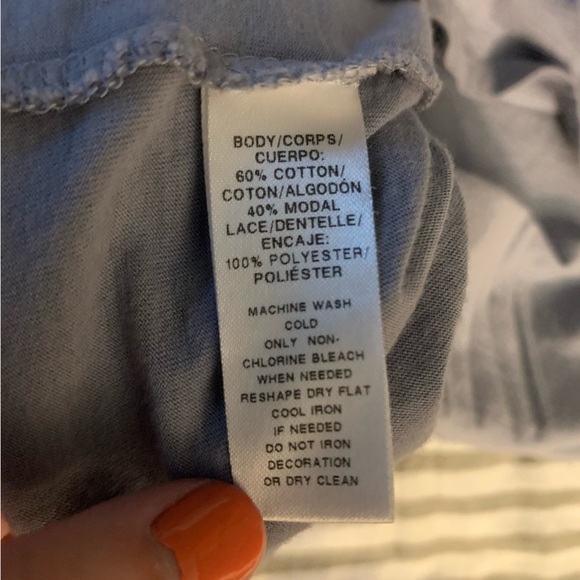 Loft Periwinkle Embroidered Tank - Picture 12 of 12